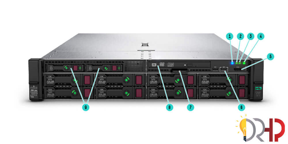 بررسی کانفیگ سرور HPE ProLiant DL380 Gen10
