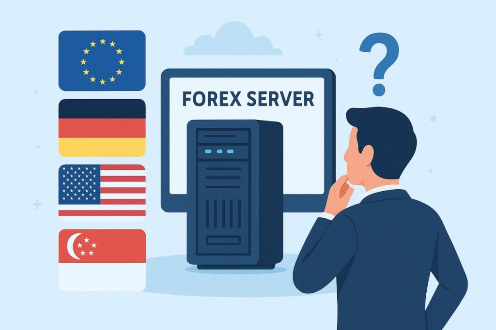 انتخاب بهترین کشور برای سرور فارکس