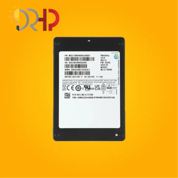اس اس دی سرور Samsung PM1643a 960GB SAS 12Gb SSD 12Gb SSD