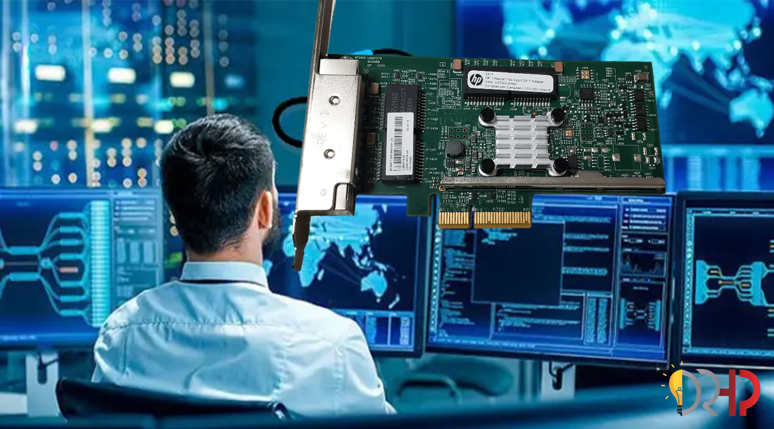 کارت شبکه سرور اچ پی HP Ethernet 1Gb 4-Port 331T Adapter B21-647594|کاربرد و نصب HP 331T