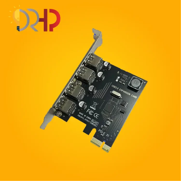 قیمت و مشخصات هاب USB 4-Port PCIe Expansion Card