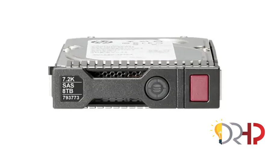 هارد سرور HP 8TB 12G SAS 7.2K LFF SC 512e Helium 793773-B21
