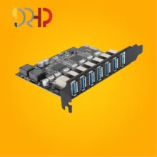 هاب USB 7-Port PCI-e Expansion Card