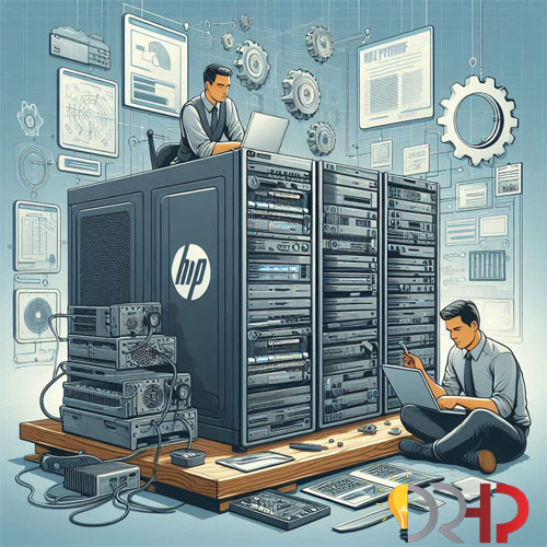 پیکربندی سرور HP