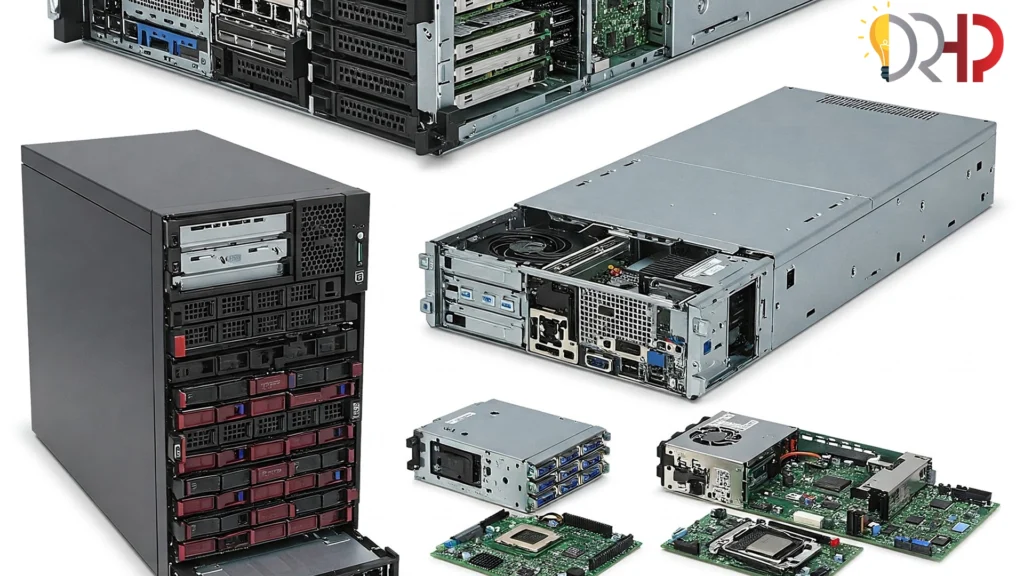 در طول سال‌ها کار با انواع سرورهای ProLiant اچ پی و مدیریت زیرساخت‌های کوچک و بزرگ، به خوبی درک کرده‌ایم که شناخت دقیق اجزای داخلی این دستگاه‌ها چقدر در انتخاب، خرید، و بهره‌برداری بهینه از آن‌ها اهمیت دارد. هدف از این نوشته، آشنایی شما با انواع قطعات سرور hp و وظایف هرکدام است. قصد داریم نگاهی به این اجزا بیندازیم تا بتوانید با دید بازتری نسبت به پیکربندی یا ارتقا سرورهای HP خود اقدام کنید. انواع قطعات سرور hp وقتی صحبت از انواع قطعات سرور hp به میان می‌آید، در واقع به مجموعه‌ای از سخت‌افزارها اشاره می‌کنیم که با هماهنگی مثال‌زدنی کنار هم کار می‌کنند تا وظایف پردازشی و مدیریتی محول شده را انجام دهند. هر کدام از این قطعات نقش مشخصی دارند و کیفیت و سازگاری آن‌ها تاثیر مستقیمی بر عملکرد، پایداری و طول عمر سرور شما خواهد داشت. درک درست از کارکرد هر قطعه به شما کمک می‌کند تا نه تنها در زمان خرید انتخاب هوشمندانه‌تری داشته باشید، بلکه در زمان بروز مشکل نیز بتوانید سریع‌تر به عیب‌یابی بپردازید. در ادامه، به بررسی مهم‌ترین این قطعات در سرورهای HP می‌پردازیم. مادربرد سرور HP بستر اصلی قطعات اجازه دهید از پایه شروع کنیم. مادربرد (Motherboard) در سرورهای HP، حکم شاسی یا ستون فقرات سیستم را دارد. این برد بزرگ مداری، محل نصب و اتصال تمامی قطعات مهم دیگر مانند پردازنده، حافظه رم، کارت‌های توسعه، و همچنین ارتباط‌دهنده اصلی بین این اجزا است. انتخاب مادربرد در واقع اولین قدم در تعیین قابلیت‌های سرور شماست. چرا؟ چون نوع و تعداد اسلات‌های پردازنده، حداکثر ظرفیت و نوع رم قابل پشتیبانی، تعداد و نوع اسلات‌های توسعه (PCIe)، پورت‌های شبکه آنبورد، و حتی فرم فاکتور (Form Factor) سرور (مثلا Rackmount یا Tower) توسط مادربرد تعیین می‌شود. مادربردهای سرور HP معمولا در مدل‌هایی مانند ATX یا فرمت‌های اختصاصی طراحی می‌شوند تا با شاسی‌های استاندارد سرورهای ProLiant سازگاری کامل داشته باشند و امکان مدیریت بهینه فضا و جریان هوا را فراهم کنند. یک نکته مهم که در سال‌ها تجربه به آن رسیده‌ام، توجه به چیپست (Chipset) مادربرد است؛ این بخش وظیفه مدیریت ارتباط بین پردازنده و سایر بخش‌ها را دارد و قابلیت‌های مدیریتی و پشتیبانی از فناوری‌های جدیدتر به آن وابسته است. پردازنده CPU و هیت سینک مغز متفکر سرور HP اگر مادربرد را شاسی بدانیم، پردازنده یا CPU بدون شک مغز سرور HP شماست. تمام محاسبات اصلی، اجرای سیستم عامل و نرم‌افزارها، و پردازش درخواست‌ها توسط این قطعه انجام می‌شود. انتخاب CPU مناسب، یکی از مهم‌ترین تصمیمات در پیکربندی سرور است. سوالی که همیشه مطرح می‌شود این است: چه پردازنده‌ای برای سرور HP من مناسب است؟ پاسخ به عواملی مانند نوع کاربری سرور (مثلا پایگاه داده، مجازی‌سازی، وب سرور)، تعداد کاربران همزمان، و حجم بار کاری مورد انتظار بستگی دارد. فاکتورهای مهم در انتخاب CPU عبارتند از: تعداد هسته (Cores): هرچه بیشتر، توانایی انجام همزمان کارهای بیشتر. فرکانس پردازنده (Clock Speed): سرعت انجام هر محاسبه، با واحد گیگاهرتز (GHz) سنجیده می‌شود. حافظه کش (Cache): حافظه بسیار سریع روی خود پردازنده برای دسترسی سریع‌تر به داده‌های پراستفاده. پشتیبانی از فناوری‌ها: مانند Hyper-Threading (برای افزایش تعداد رشته‌های پردازشی) یا مجازی‌سازی (VT-x/AMD-V). سرورهای HP عمدتا از پردازنده‌های قدرتمند سری Intel Xeon استفاده می‌کنند که در نسل‌ها و مدل‌های مختلف (مانند سری‌های Platinum, Gold, Silver, Bronze) عرضه می‌شوند و برای کاربردهای سازمانی طراحی شده‌اند. این پردازنده‌ها قابلیت اطمینان و کارایی بالایی دارند. اما پردازنده به تنهایی کافی نیست. این قطعه حین کار گرمای زیادی تولید می‌کند. اینجاست که هیت سینک (Heatsink) وارد عمل می‌شود. هیت سینک یک قطعه فلزی (معمولا آلومینیومی یا مسی) با طراحی پره‌پره است که روی CPU نصب می‌شود و با افزایش سطح تماس با هوا، به دفع موثر گرما کمک می‌کند. معمولا یک یا چند فن نیز در کنار هیت سینک یا روی آن قرار می‌گیرند تا جریان هوای خنک را برقرار کنند. استفاده از خمیر سیلیکون (Thermal Paste) مناسب بین CPU و هیت سینک برای انتقال بهتر گرما بسیار مهم است. در سرورهای HP، سیستم خنک کننده پردازنده به دقت طراحی می‌شود تا حتی در بار کاری سنگین هم دمای پردازنده در محدوده امن باقی بماند. حافظه رم در سرورهای HP و انواع آن حافظه رم (RAM - Random Access Memory) حافظه کاری اصلی سرور HP شماست. داده‌هایی که پردازنده در حال کار روی آنهاست، به طور موقت در رم ذخیره می‌شوند تا دسترسی به آن‌ها با سرعت بالا امکان‌پذیر باشد. رم را می‌توان به میز کار پردازنده تشبیه کرد؛ هرچه این میز بزرگتر و سریع‌تر باشد، پردازنده می‌تواند کارهای بیشتری را همزمان و با سرعت بالاتری انجام دهد. شاید بپرسید تفاوت اصلی رم سرور HP با رم کامپیوترهای رومیزی چیست؟ مهم‌ترین تفاوت در پشتیبانی از فناوری ECC (Error-Correcting Code) است. رم‌های ECC قادرند خطاهای تک‌بیتی رایج در حافظه را به‌صورت خودکار شناسایی و تصحیح کنند. این ویژگی در سرورها که پایداری و صحت داده‌ها در اولویت قرار دارد، بسیار مهم است، چرا که یک خطای کوچک در حافظه می‌تواند منجر به کرش سیستم یا خرابی داده‌ها شود. به همین دلیل، رم‌های ECC کمی کندتر و گران‌تر از رم‌های Non-ECC هستند، اما استفاده از آنها در محیط‌های سروری یک ضرورت است. سرورهای HP معمولا فقط از رم‌های ECC پشتیبانی می‌کنند. انواع رم قابل استفاده در سرور HP که در منبع به آنها اشاره شده، عبارتند از: UDIMM (Unbuffered DIMM): بدون بافر، مصرف انرژی و ظرفیت کمتر، مناسب برای سرورهای رده پایین یا کاربردهای خاص. RDIMM (Registered DIMM): دارای یک رجیستر روی ماژول برای بافر کردن سیگنال‌های کنترلی، آدرس و کلاک. این کار بار الکتریکی روی کنترلر حافظه مادربرد را کاهش می‌دهد و امکان استفاده از تعداد ماژول‌های بیشتر و ظرفیت بالاتر رم را فراهم می‌کند. این نوع رم رایج‌ترین گزینه در سرورهای HP ProLiant است. LRDIMM (Load-Reduced DIMM): به جای رجیستر، از بافر حافظه (Memory Buffer) استفاده می‌کند که علاوه بر سیگنال‌های کنترلی، خطوط داده (Data Lines) را نیز بافر می‌کند. این تکنولوژی امکان دستیابی به بالاترین ظرفیت و سرعت رم در سرورهای رده بالا را می‌دهد. NVDIMM (Non-Volatile DIMM): نوعی حافظه پایدار که ترکیبی از رم DRAM و حافظه فلش (NAND) است و معمولا با یک منبع تغذیه پشتیبان (مانند باتری یا خازن) همراه می‌شود. در صورت قطع برق، محتویات DRAM روی فلش ذخیره می‌شود و پس از وصل مجدد برق، بازیابی می‌گردد. این نوع رم برای کاربردهایی که نیاز به سرعت رم و پایداری ذخیره‌سازی دارند (مانند شتاب‌دهنده‌های پایگاه داده) استفاده می‌شود. انتخاب نوع و ظرفیت رم مناسب برای سرور HP بستگی به مدل سرور، پردازنده، و نوع بار کاری شما دارد. همیشه به مستندات سرور HP خود مراجعه کنید تا از سازگاری رم‌ها مطمئن شوید. شناخت این انواع قطعات سرور hp به شما کمک می‌کند تا بهترین انتخاب را داشته باشید. ذخیره سازی داده در سرور HP با هاردهای HDD و SSD پس از پردازش و حافظه موقت، نوبت به ذخیره‌سازی دائمی داده‌ها می‌رسد. در سرورهای HP، این وظیفه عمدتا بر عهده درایوهای ذخیره‌سازی یعنی هاردهای دیسک سخت (HDD - Hard Disk Drive) و درایوهای حالت جامد (SSD - Solid State Drive) است. انتخاب بین این دو یا ترکیبی از آن‌ها، تاثیر زیادی بر عملکرد، ظرفیت و هزینه کلی سیستم ذخیره‌سازی شما دارد. هاردهای HDD: این درایوها از دیسک‌های مغناطیسی چرخان (Platters) و هد خواندن/نوشتن مکانیکی برای ذخیره و بازیابی اطلاعات استفاده می‌کنند. مزیت اصلی آن‌ها، هزینه پایین‌تر به ازای هر گیگابایت ظرفیت است که آن‌ها را برای ذخیره‌سازی حجم بالای داده که نیاز به دسترسی خیلی سریع ندارند (مانند آرشیوها یا بکاپ‌ها) مناسب می‌کند. HDD های سروری معمولا در سرعت‌های چرخش مختلف (مانند 7.2K RPM, 10K RPM, 15K RPM) و با رابط‌های SAS (Serial Attached SCSI) یا SATA (Serial ATA) عرضه می‌شوند. هاردهای SAS معمولا سرعت، قابلیت اطمینان و عملکرد بهتری نسبت به SATA دارند و برای کاربردهای سازمانی ترجیح داده می‌شوند، هرچند قیمت بالاتری دارند. درایوهای SSD: این درایوها از حافظه فلش NAND (بدون قطعات متحرک) برای ذخیره داده استفاده می‌کنند. مزیت اصلی آن‌ها سرعت بسیار بالاتر در خواندن و نوشتن، زمان تاخیر (Latency) کمتر، مقاومت بیشتر در برابر ضربه و لرزش، و مصرف انرژی پایین‌تر نسبت به HDD هاست. این ویژگی‌ها SSD ها را برای سیستم‌عامل، برنامه‌های کاربردی، پایگاه‌های داده و هر جایی که عملکرد سریع ذخیره‌سازی مهم است، ایده‌آل می‌سازد. SSD های سروری HP نیز با رابط‌های SAS, SATA و همچنین NVMe (Non-Volatile Memory Express) عرضه می‌شوند. NVMe یک پروتکل ارتباطی مدرن است که مستقیما از طریق رابط PCIe به پردازنده متصل می‌شود و سرعت بسیار بالاتری نسبت به SAS/SATA ارائه می‌دهد. جدول مقایسه HDD و SSD در سرورهای HP ویژگی هارد HDD سروری (SAS/SATA) درایو SSD سروری (SATA/SAS/NVMe) سرعت پایین‌تر (وابسته به RPM و رابط) بسیار بالاتر (به‌ویژه NVMe) زمان تاخیر بالاتر (به دلیل حرکت مکانیکی) بسیار پایین‌تر قیمت/ظرفیت پایین‌تر بالاتر مصرف انرژی بالاتر پایین‌تر قابلیت اطمینان خوب (مدل‌های Enterprise) بالا (بدون قطعات متحرک)، طول عمر وابسته به نوشتن کاربرد اصلی ذخیره‌سازی حجیم، آرشیو، بکاپ سیستم‌عامل، برنامه‌ها، پایگاه داده، کشینگ مدیریت دیسک‌ها با رید کنترلر و باتری سرور HP صرفا داشتن درایوهای ذخیره‌سازی کافی نیست؛ نیاز به راهکاری برای مدیریت آن‌ها، افزایش عملکرد و محافظت از داده‌ها در برابر خرابی دیسک داریم. اینجاست که رید کنترلر (RAID Controller) به کار می‌آید. RAID به مجموعه‌ای از تکنیک‌ها برای ترکیب چند درایو فیزیکی در یک یا چند واحد منطقی گفته می‌شود. رید کنترلر، چه به صورت کارت سخت‌افزاری یا یک قابلیت نرم‌افزاری، عملیات خواندن و نوشتن روی درایوهای یک آرایه RAID را مدیریت می‌کند. این قطعه امکان پیاده‌سازی سطوح مختلف RAID (مانند RAID 0, 1, 5, 6, 10) را می‌دهد که هر سطح، مزایا و معایب خاص خود را در زمینه عملکرد و حفاظت از داده دارد. مثلا RAID 1 با کپی کامل داده‌ها روی دیسک دیگر (Mirroring) افزونگی ایجاد می‌کند، در حالی که RAID 5 و 6 با استفاده از تکنیک Parity می‌توانند به ترتیب خرابی یک یا دو دیسک را تحمل کنند. رید کنترلرهای سرور HP معمولا دارای پردازنده و حافظه کش اختصاصی هستند. حافظه کش به طور قابل توجهی عملکرد نوشتن را بهبود می‌بخشد، زیرا داده‌ها ابتدا با سرعت بالا در کش نوشته شده و سپس کنترلر آن‌ها را روی دیسک‌های کندتر منتقل می‌کند. درست است که حافظه کش رید کنترلر سرعت نوشتن را بالا می‌برد، اما با قطع برق، داده‌های درون آن در معرض خطر قرار می‌گیرند. راهکار سرورهای HP، استفاده از باتری پشتیبان کش (FBWC یا BBWC) است. این قطعه مهم، هنگام قطعی برق، انرژی موقت برای حفظ یا انتقال امن اطلاعات کش به حافظه دائم (مانند فلش در FBWC) را تامین می‌کند. خرابی یا نبود این باتری معمولا به غیرفعال شدن کش نوشتن و کاهش چشمگیر سرعت سرور می‌انجامد. پس، نگهداری و اطمینان از سلامت آن ضروری است. همچنین، این باتری ممکن است در تامین برق رم‌های NVDIMM نقش داشته باشد. اتصال به شبکه در سرور HP کارت شبکه و کارت HBA سرور بدون اتصال به شبکه تقریبا بی‌فایده است. وظیفه برقراری این ارتباط بر عهده کارت شبکه (NIC - Network Interface Controller) است. اکثر سرورهای HP دارای یک یا چند پورت شبکه آنبورد روی مادربرد هستند، اما برای افزایش تعداد پورت‌ها، دستیابی به سرعت‌های بالاتر (مانند 10GbE, 25GbE, 40GbE, 100GbE) یا استفاده از پروتکل‌های خاص، نیاز به نصب کارت شبکه جداگانه در اسلات‌های توسعه خواهید داشت. کارت‌های شبکه سروری HP در انواع مختلف با تعداد پورت‌های متفاوت (1، 2 یا 4 پورت)، سرعت‌های گوناگون، و رابط‌های مختلف (معمولا RJ-45 برای کابل‌های مسی اترنت یا SFP+/SFP28/QSFP+/QSFP28 برای فیبر نوری) عرضه می‌شوند. این کارت‌ها ممکن است قابلیت‌های پیشرفته‌تری مانند Offloading (واگذاری بخشی از پردازش‌های شبکه به خود کارت به جای CPU اصلی سرور)، پشتیبانی از مجازی‌سازی (مانند SR-IOV) و قابلیت‌های مدیریتی را نیز ارائه دهند. انتخاب کارت شبکه مناسب بستگی به زیرساخت شبکه موجود شما و نیازهای پهنای باند برنامه‌های کاربردی‌تان دارد. اما اگر نیاز به اتصال سرور HP به یک شبکه ذخیره‌سازی اختصاصی (SAN - Storage Area Network) مبتنی بر پروتکل Fibre Channel (FC) داشته باشید، کارت شبکه معمولی کافی نیست. در این حالت، به قطعه دیگری به نام کارت HBA (Host Bus Adapter) یا گاهی FCA (Fibre Channel Adapter) نیاز دارید. این کارت‌ها به سرور اجازه می‌دهند تا از طریق کابل‌های فیبر نوری به سوئیچ‌های FC و در نهایت به دستگاه‌های ذخیره‌سازی مرکزی متصل شود. کارت‌های HBA دارای یک شناسه منحصر به فرد جهانی به نام WWN (World Wide Name) هستند که برای شناسایی سرور در شبکه SAN استفاده می‌شود. این کارت‌ها نیز در سرعت‌های مختلف (مانند 8Gbps, 16Gbps, 32Gbps) و با تعداد پورت‌های متفاوت (معمولا 1 یا 2 پورت) عرضه می‌شوند. شرکت‌هایی مانند QLogic و Emulex (که اکنون بخشی از Broadcom است) از تولیدکنندگان مطرح کارت‌های HBA هستند که محصولاتشان در سرورهای HP نیز استفاده می‌شود. منبع تغذیه پاور سرور HP تضمین پایداری تمام قطعاتی که تا کنون بررسی کردیم، برای کار کردن به انرژی الکتریکی نیاز دارند. تامین این انرژی وظیفه منبع تغذیه (PSU - Power Supply Unit) یا همان پاور سرور است. پاور، برق متناوب (AC) ورودی از شبکه برق شهری را به ولتاژهای پایین و جریان مستقیم (DC) مورد نیاز قطعات مختلف سرور تبدیل می‌کند. شاید پاور در نگاه اول قطعه ساده‌ای به نظر برسد، اما در سرورها، به خصوص سرورهای HP، ویژگی‌های مهمی دارد: افزونگی (Redundancy): اکثر سرورهای HP از دو یا چند پاور به صورت همزمان پشتیبانی می‌کنند. این یعنی اگر یکی از پاورها به هر دلیلی (مانند خرابی یا قطع کابل برق ورودی) از کار بیفتد، پاور (یا پاورهای) دیگر بلافاصله کل بار سرور را به دوش می‌کشند و سرور بدون هیچ وقفه‌ای به کار خود ادامه می‌دهد. این قابلیت برای حفظ آپ‌تایم (Uptime) سرویس‌ها بسیار مهم است. قابلیت Hot-Plug: پاورهای سرور HP معمولا Hot-Plug هستند. یعنی می‌توان یک پاور خراب را در حالی که سرور روشن و در حال کار است، از آن جدا کرده و با یک پاور سالم جایگزین کرد، بدون نیاز به خاموش کردن سرور. راندمان (Efficiency): پاورها بخشی از انرژی دریافتی را به صورت گرما هدر می‌دهند. راندمان پاور نشان می‌دهد که چه درصدی از برق AC ورودی به برق DC مفید تبدیل می‌شود. پاورهای با راندمان بالاتر (مانند رده‌بندی‌های 80 PLUS Platinum یا Titanium که در سرورهای HP رایج هستند و راندمانی بالای 94% یا 96% دارند) نه تنها مصرف برق کلی سرور را کاهش می‌دهند، بلکه گرمای کمتری نیز تولید می‌کنند که به نوبه خود هزینه‌های خنک‌سازی دیتاسنتر را کم می‌کند. انتخاب پاوری با توان (Wattage) مناسب بر اساس قطعات نصب شده در سرور نیز اهمیت دارد تا از کارکرد پایدار سیستم اطمینان حاصل شود. شناخت انواع قطعات سرور hp شامل پاورهای بهینه، به کاهش هزینه‌های عملیاتی کمک می‌کند. سیستم خنک کننده و فن‌ها در سرور HP همانطور که اشاره شد، قطعات الکترونیکی داخل سرور، به‌ویژه پردازنده، رم، و پاور، هنگام کار گرما تولید می‌کنند. تجمع این گرما می‌تواند باعث کاهش عملکرد، ناپایداری سیستم و حتی خرابی دائمی قطعات شود. بنابراین، وجود یک سیستم خنک کننده کارآمد در سرورهای HP ضروری است. نقش اصلی در سیستم خنک‌کننده سرور را فن‌ها (Fans) ایفا می‌کنند. این فن‌ها با ایجاد جریان هوای قوی، هوای خنک بیرون را به داخل شاسی سرور کشیده، آن را از روی قطعات داغ مانند هیت سینک‌های پردازنده و ماژول‌های رم عبور داده و سپس هوای گرم را از پشت یا بالای شاسی به بیرون هدایت می‌کنند. سرورهای HP، به خصوص مدل‌های Rackmount که تراکم قطعات در آن‌ها بالاست، معمولا دارای تعداد زیادی فن قدرتمند هستند که به صورت ماژولار و اغلب با قابلیت Hot-Plug طراحی شده‌اند. این یعنی اگر فنی خراب شود، می‌توان آن را بدون خاموش کردن سرور تعویض کرد. همچنین سیستم مدیریت سرور HP (مانند iLO) به طور مداوم دمای نقاط مختلف داخل سرور را پایش کرده و سرعت فن‌ها را به صورت هوشمند و بر اساس نیاز تنظیم می‌کند تا ضمن حفظ دمای مناسب، نویز و مصرف انرژی فن‌ها نیز بهینه شود. طراحی دقیق مسیر جریان هوا (Airflow) در داخل شاسی سرورهای HP نیز نقش مهمی در کارایی سیستم خنک‌کننده دارد. اطمینان از عدم وجود مانع در مسیر جریان هوا (مانند کابل‌کشی نامنظم) و دمای مناسب محیط دیتاسنتر، به عملکرد بهینه این سیستم کمک می‌کند. کارت گرافیک در سرورهای HP معمولا وقتی صحبت از سرور می‌شود، کارت گرافیک (GPU - Graphics Processing Unit) اولین چیزی نیست که به ذهن می‌آید. اکثر سرورها دارای یک چیپ گرافیکی ساده آنبورد هستند که فقط برای نمایش خروجی تصویر اولیه روی مانیتور (مثلا در هنگام نصب سیستم عامل یا عیب‌یابی) کافی است. اما در سال‌های اخیر، با رشد کاربردهایی مانند مجازی‌سازی دسکتاپ (VDI)، پردازش داده‌های حجیم (Big Data)، هوش مصنوعی (AI) و یادگیری ماشین (Machine Learning)، نقش کارت‌های گرافیک قدرتمند در سرورها نیز پررنگ‌تر شده است. این کارت‌ها (که گاهی شتاب‌دهنده یا Accelerator نامیده می‌شوند) دارای صدها یا هزاران هسته پردازشی کوچک هستند که برای انجام موازی محاسبات ریاضی سنگین، به خصوص عملیات ماتریسی، بسیار کارآمدتر از CPU های اصلی عمل می‌کنند. سرورهای HP نیز امکان نصب کارت‌های گرافیک حرفه‌ای (معمولا از سری NVIDIA Tesla یا AMD Radeon Instinct) را در برخی مدل‌های خود فراهم می‌کنند. این کارت‌ها می‌توانند بار پردازش‌های گرافیکی یا محاسباتی سنگین را از دوش CPU برداشته و عملکرد کلی سیستم را در کاربردهای خاص به طور چشمگیری افزایش دهند. انتخاب و نصب این کارت‌ها نیاز به بررسی دقیق سازگاری با مدل سرور، تامین پاور کافی و سیستم خنک‌کننده مناسب دارد. آیا واقعا به چنین کارتی در سرور خود نیاز دارید؟ پاسخ به نوع بارهای کاری شما بستگی دارد. برای اکثر کاربردهای عمومی سرور، گرافیک آنبورد کافی است. جدول نمونه کاربرد GPU در سرورهای HP کاربرد سرور نقش کارت گرافیک (GPU) مجازی سازی دسکتاپ (VDI) ارائه تجربه گرافیکی روان به کاربران مجازی هوش مصنوعی / یادگیری ماشین شتاب‌دهی به آموزش و استنتاج مدل‌های AI/ML رندرینگ و شبیه سازی انجام محاسبات سنگین گرافیکی و علمی پردازش داده‌های تصویری/ویدئویی تسریع تحلیل و پردازش حجم بالای داده‌های چندرسانه‌ای آشنایی با این بخش از انواع قطعات سرور hp می‌تواند برای سازمان‌هایی که با داده‌های خاص یا پردازش‌های سنگین سروکار دارند، مفید باشد. اسلات‌های افزونه و قابلیت ارتقا سرور HP یکی از ویژگی‌های مهم سرورهای سازمانی، قابلیت ارتقا و توسعه‌پذیری آن‌هاست. سرورهای HP نیز از این قاعده مستثنی نیستند و این قابلیت عمدتا از طریق اسلات‌های افزونه (Expansion Slots) روی مادربرد فراهم می‌شود. این اسلات‌ها (که معمولا از نوع PCIe - Peripheral Component Interconnect Express هستند) به شما اجازه می‌دهند تا کارت‌های مختلفی را برای افزودن قابلیت‌های جدید یا افزایش عملکرد به سرور خود اضافه کنید. چه کارت‌هایی را می‌توان در این اسلات‌ها نصب کرد؟ مثال‌های رایج عبارتند از: کارت‌های شبکه با سرعت بالاتر یا تعداد پورت بیشتر. کارت‌های HBA برای اتصال به شبکه SAN. رید کنترلرهای پیشرفته‌تر. کارت‌های گرافیک یا شتاب‌دهنده‌های محاسباتی. کارت‌های توسعه USB یا سایر پورت‌ها. درایوهای SSD از نوع NVMe که مستقیما روی اسلات PCIe نصب می‌شوند. تعداد، نوع (مثلا x4, x8, x16 که نشان‌دهنده پهنای باند اسلات است) و نسل PCIe (مثلا Gen3, Gen4, Gen5) اسلات‌های افزونه در مدل‌های مختلف سرور HP متفاوت است و یکی از فاکتورهای تعیین‌کننده رده و قابلیت توسعه سرور محسوب می‌شود. سرورهای رده بالاتر معمولا تعداد اسلات‌های بیشتری دارند. هنگام انتخاب سرور HP، به نیازهای توسعه آتی خود فکر کنید و مدلی را انتخاب نمایید که فضای کافی برای ارتقاهای احتمالی در آینده را داشته باشد. این دوراندیشی می‌تواند در طول عمر سرور، صرفه‌جویی قابل توجهی را به همراه داشته باشد. برای اطلاعات بیشتر در مورد اسلات‌های PCIe می‌توانید به صفحه ویکی‌پدیا مراجعه کنید. ماژول امنیتی TPM در سرورهای HP امنیت یکی از دغدغه‌های اصلی در محیط‌های سروری است. سرورهای HP از مکانیزم‌های امنیتی مختلفی بهره می‌برند که یکی از آن‌ها ماژول پلتفرم قابل اعتماد (TPM - Trusted Platform Module) است. TPM یک چیپ سخت‌افزاری امن است که روی مادربرد سرور نصب می‌شود و وظایف امنیتی مختلفی را انجام می‌دهد. کاربردهای اصلی TPM در سرورهای HP شامل موارد زیر است: تولید و ذخیره‌سازی امن کلیدهای رمزنگاری: کلیدهای مهم (مانند کلیدهای BitLocker برای رمزگذاری دیسک یا کلیدهای مورد استفاده در امضای دیجیتال) می‌توانند به صورت امن در داخل چیپ TPM تولید و نگهداری شوند، به طوری که دسترسی غیرمجاز به آن‌ها بسیار دشوار باشد. تایید صحت پلتفرم (Platform Integrity Measurement): TPM می‌تواند وضعیت اجزای سخت‌افزاری و نرم‌افزاری سرور (مانند BIOS/UEFI، Bootloader و سیستم‌عامل) را در هنگام بوت شدن اندازه‌گیری و ثبت کند. این اطلاعات می‌تواند برای اطمینان از عدم دستکاری یا آلودگی سیستم قبل از بارگذاری کامل استفاده شود (Secure Boot). احراز هویت مبتنی بر سخت‌افزار: TPM می‌تواند به عنوان یک عامل امنیتی برای احراز هویت سرور در شبکه یا برای دسترسی به سرویس‌های امن عمل کند. گرچه TPM به تنهایی نمی‌تواند جلوی همه حملات را بگیرد، اما لایه امنیتی سخت‌افزاری مهمی را به سرور اضافه می‌کند و استفاده از قابلیت‌های آن (مانند فعال‌سازی BitLocker با TPM) در سرورهای HP اکیدا توصیه می‌شود. شناخت این جزء از انواع قطعات سرور hp به تقویت بنیه امنیتی زیرساخت شما کمک می‌کند. جمع بندی در این مقاله تلاش کردیم تا شما را با مهم‌ترین انواع قطعات سرور hp آشنا کنیم. از مادربرد به عنوان بستر اصلی گرفته تا پردازنده و رم به عنوان مغز و حافظه کاری، هاردهای HDD و SSD برای ذخیره‌سازی، رید کنترلر و باتری برای مدیریت و حفاظت داده‌ها، کارت‌های شبکه و HBA برای اتصال، منبع تغذیه برای تامین انرژی پایدار، سیستم خنک‌کننده برای حفظ دما، کارت گرافیک برای پردازش‌های خاص، اسلات‌های افزونه برای توسعه‌پذیری، و ماژول TPM برای امنیت. هر یک از این قطعات نقش خود را در عملکرد کلی سرور ایفا می‌کنند و انتخاب صحیح و پیکربندی درست آن‌ها بر اساس نیازهای کسب‌وکار شما، کلید دستیابی به یک زیرساخت IT کارآمد و قابل اطمینان است. سرورهای HP ProLiant با ارائه طیف گسترده‌ای از این قطعات در مدل‌های مختلف، انعطاف‌پذیری بالایی را برای پاسخگویی به نیازهای متنوع فراهم می‌کنند. سوالات متداول تفاوت اصلی رم سرور HP با رم کامپیوتر عادی چیست؟ مهم‌ترین تفاوت پشتیبانی رم سرور از تکنولوژی ECC (Error-Correcting Code) است که خطاهای حافظه را شناسایی و تصحیح می‌کند و پایداری سیستم را افزایش می‌دهد. رم‌های عادی معمولا فاقد این قابلیت هستند. آیا همیشه باید از SSD در سرور HP استفاده کرد؟ الزامی نیست، اما به شدت توصیه می‌شود. استفاده از SSD برای سیستم‌عامل و برنامه‌های کاربردی، عملکرد سرور را به طور قابل توجهی بهبود می‌بخشد. می‌توان از ترکیب SSD برای سرعت و HDD برای ظرفیت بالا استفاده کرد. RAID چه ضرورتی در سرور دارد؟ RAID با ترکیب چند دیسک، دو هدف اصلی را دنبال می‌کند: افزایش عملکرد (با توزیع بار خواندن/نوشتن بین دیسک‌ها) و/یا افزایش قابلیت اطمینان (با ایجاد افزونگی برای تحمل خرابی دیسک). استفاده از RAID برای محافظت از داده‌های مهم ضروری است. چرا سرورهای HP معمولا دو پاور دارند؟ برای افزونگی (Redundancy). اگر یک پاور خراب شود یا کابل برق آن قطع گردد، پاور دوم بلافاصله بار را به عهده گرفته و سرور بدون وقفه به کار خود ادامه می‌دهد. این امر آپ‌تایم سرویس‌ها را تضمین می‌کند. آیا کارت گرافیک قوی برای همه سرورهای HP لازم است؟ خیر. کارت گرافیک قوی فقط برای کاربردهای خاصی مانند مجازی‌سازی دسکتاپ (VDI)، هوش مصنوعی، یادگیری ماشین یا رندرینگ سنگین مورد نیاز است. برای اکثر کاربردهای عمومی سرور، گرافیک آنبورد کفایت می‌کند. TPM چیست و چه کاربردی در سرور HP دارد؟ TPM یک چیپ امنیتی سخت‌افزاری است که برای ذخیره امن کلیدهای رمزنگاری، تایید صحت سیستم هنگام بوت شدن (Secure Boot) و احراز هویت مبتنی بر سخت‌افزار استفاده می‌شود و به افزایش امنیت کلی سرور کمک می‌کند. سخن پایانی امیدواریم این راهنما در شناخت بهتر انواع قطعات سرور hp به شما کمک کرده باشد. انتخاب و پیکربندی صحیح این قطعات، سرمایه‌گذاری مهمی برای زیرساخت IT سازمان شماست. به خاطر داشته باشید که دکتر اچ پی به عنوان گسترده‌ترین و معتبر ترین فروشگاه سرور اچ پی در ایران، همواره آماده ارائه مشاوره تخصصی و تامین قطعات اصلی و باکیفیت سرورهای HP برای شما عزیزان است.