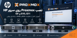 آموزش نصب Proxmox روی سرور HP G9 G10 G11