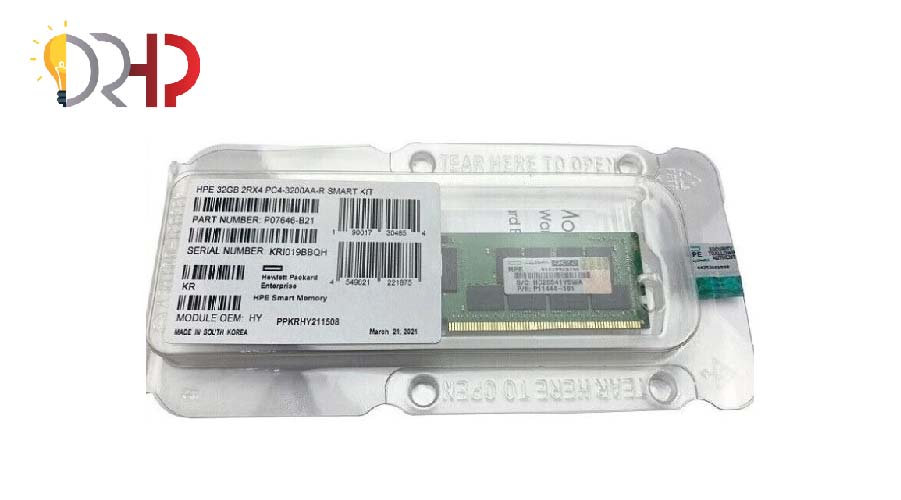 خرید رم سرور HPE 32GB Dual Rank x4 DDR4‑۳۲۰۰ Smart Memory Kit P07646-B21
