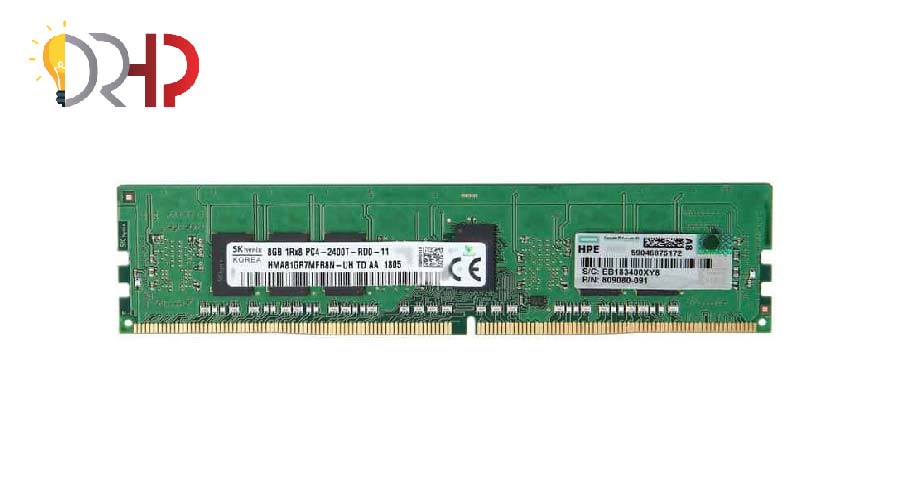 بررسی رم سرور HP 8GB DDR4-2400 B21-805347