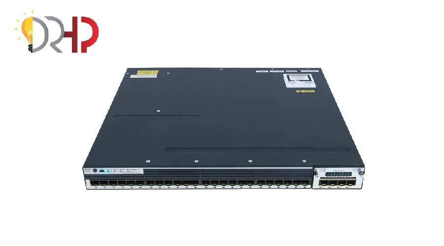 خرید سوئیچ شبکه 24 پورت سیسکو مدل WS-C3750X-24S-S