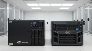 مقایسه سرور اچ پی و دل