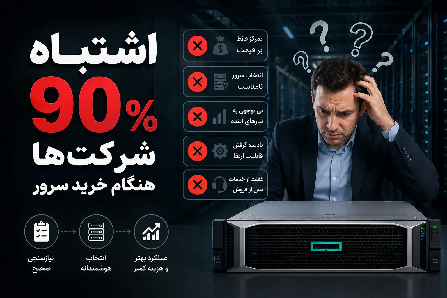 90اشتباه در خرید سرور