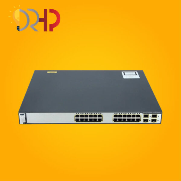 قیمت و خرید سوئیچ شبکه سیسکو 24 پورت WS-C3750G-24PS-S