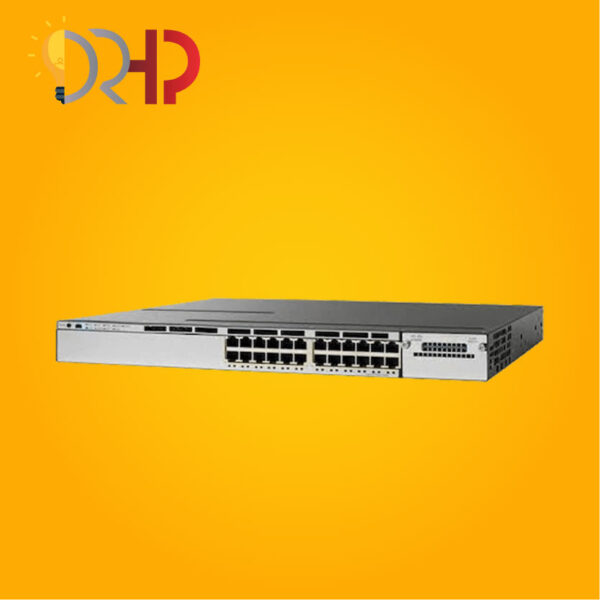خرید و قیمت سوئیچ سیسکو 24 پورت PoE گیگابیت سری 3750X مدل WS-C3750X-24P-L | گارانتی دکتر اچ پی