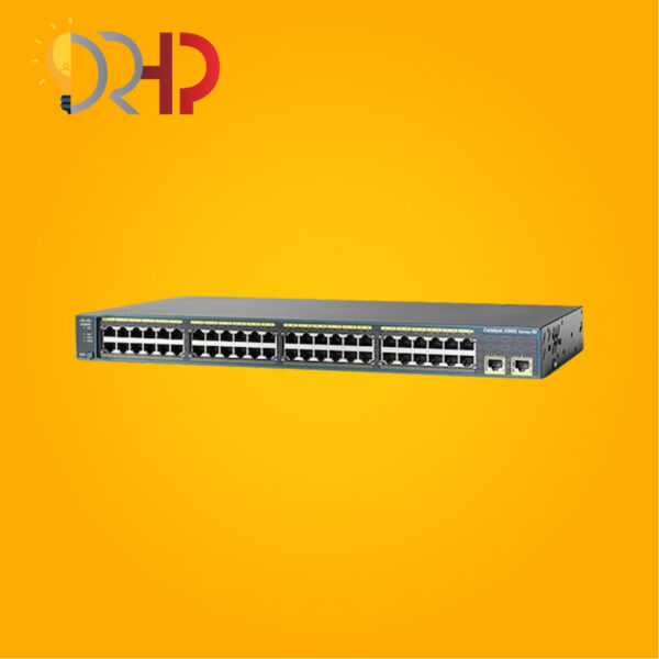 خرید و قیمت سوئیچ شبکه اقتصادی سیسکو Catalyst 2960 48 پورت 10/100 مدل WS-C2960-48TT-S