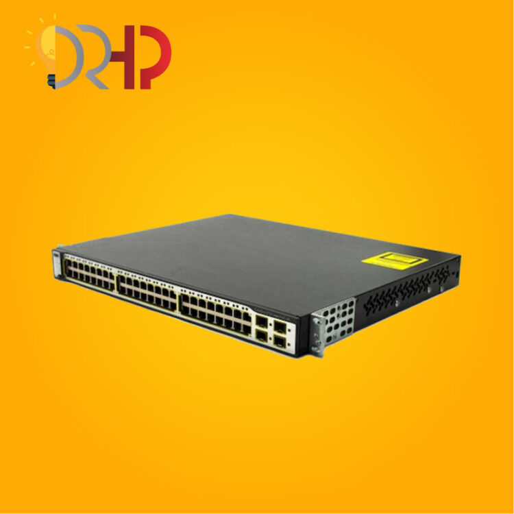 سوئیچ PoE سیسکو 48 پورت لایه 3 مدل WS-C3750-48PS-S استوک