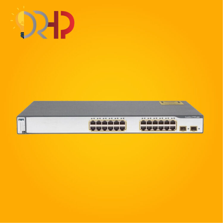 سوئیچ شبکه مدیریتی سیسکو 24 پورت WS-C3750G-24TS-S  استوک